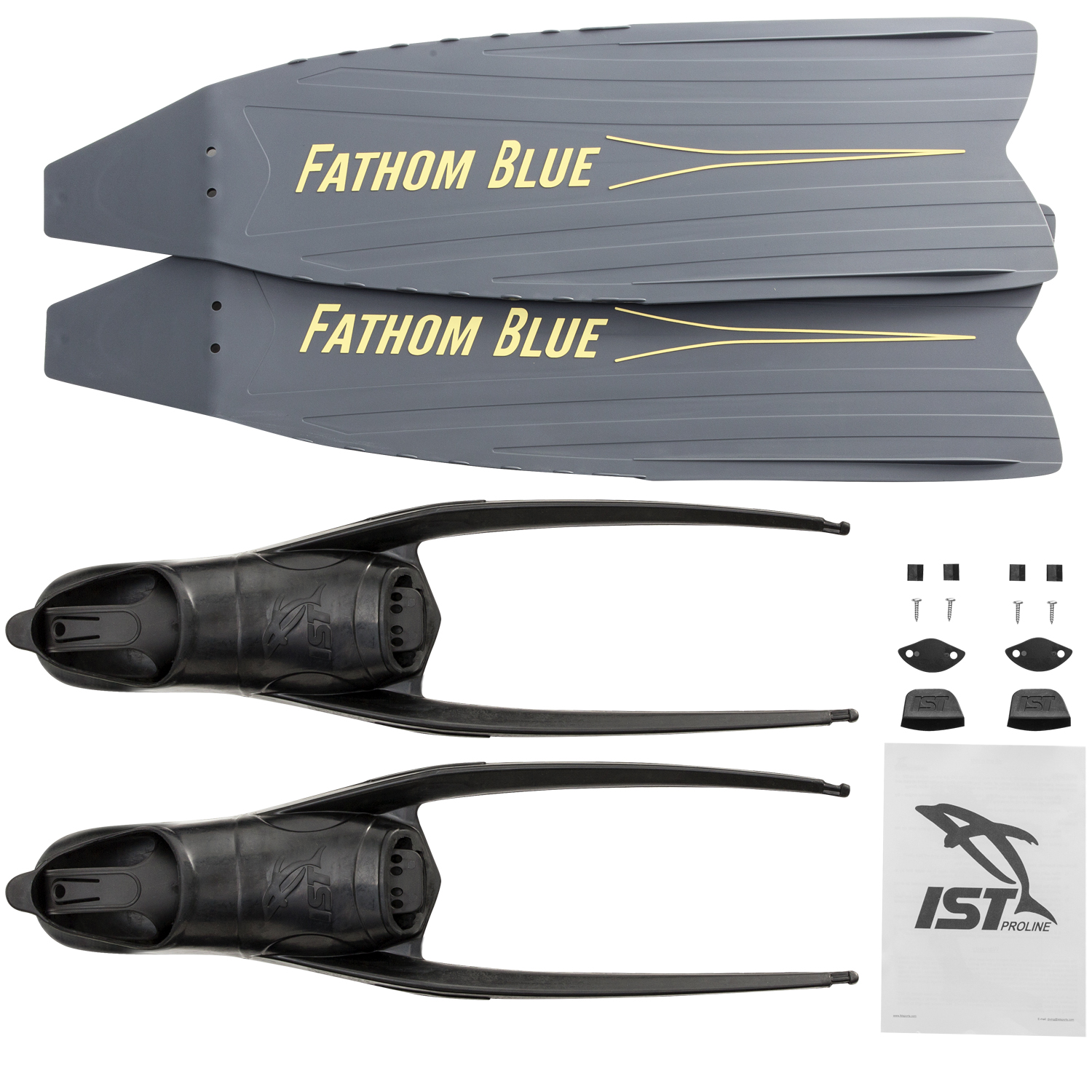 IST Diving System RECREATIONAL FINS Apnea Free Diving Fins