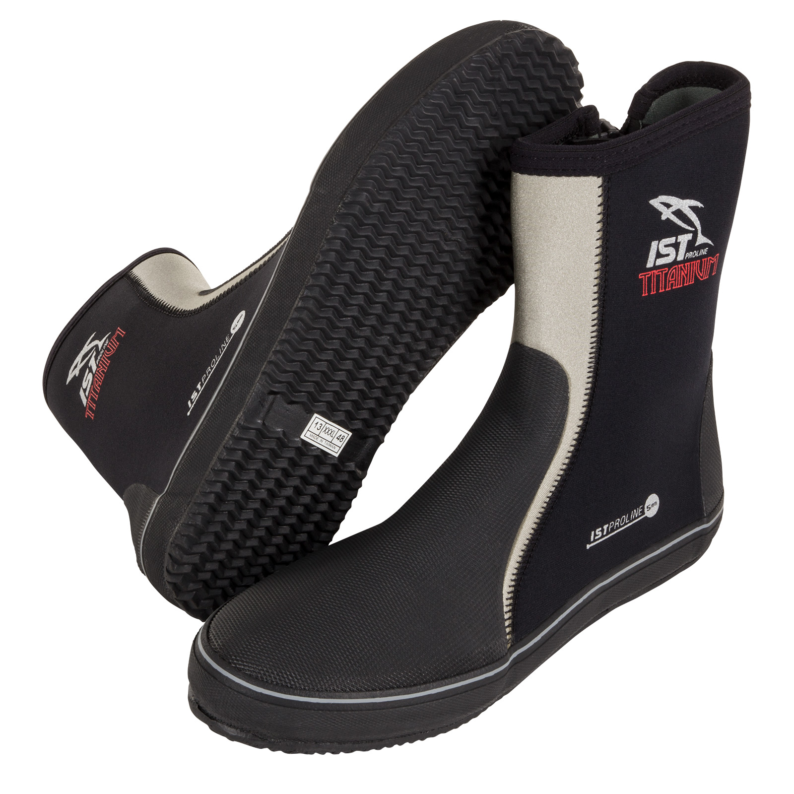 IST Diving System RECREATIONAL BOOTS & SOCKS S7 5mm Titanium Boots