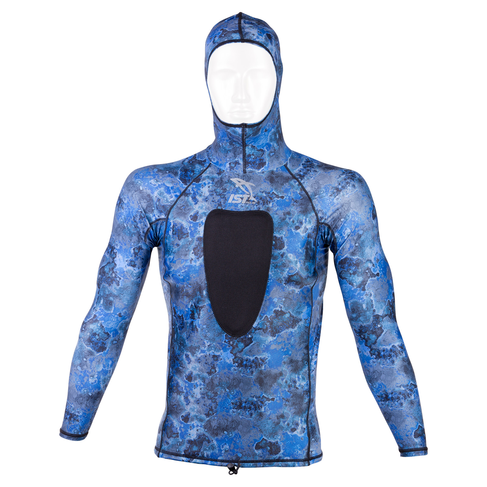 Camouflage Spearfishing Hooded Rash Guard