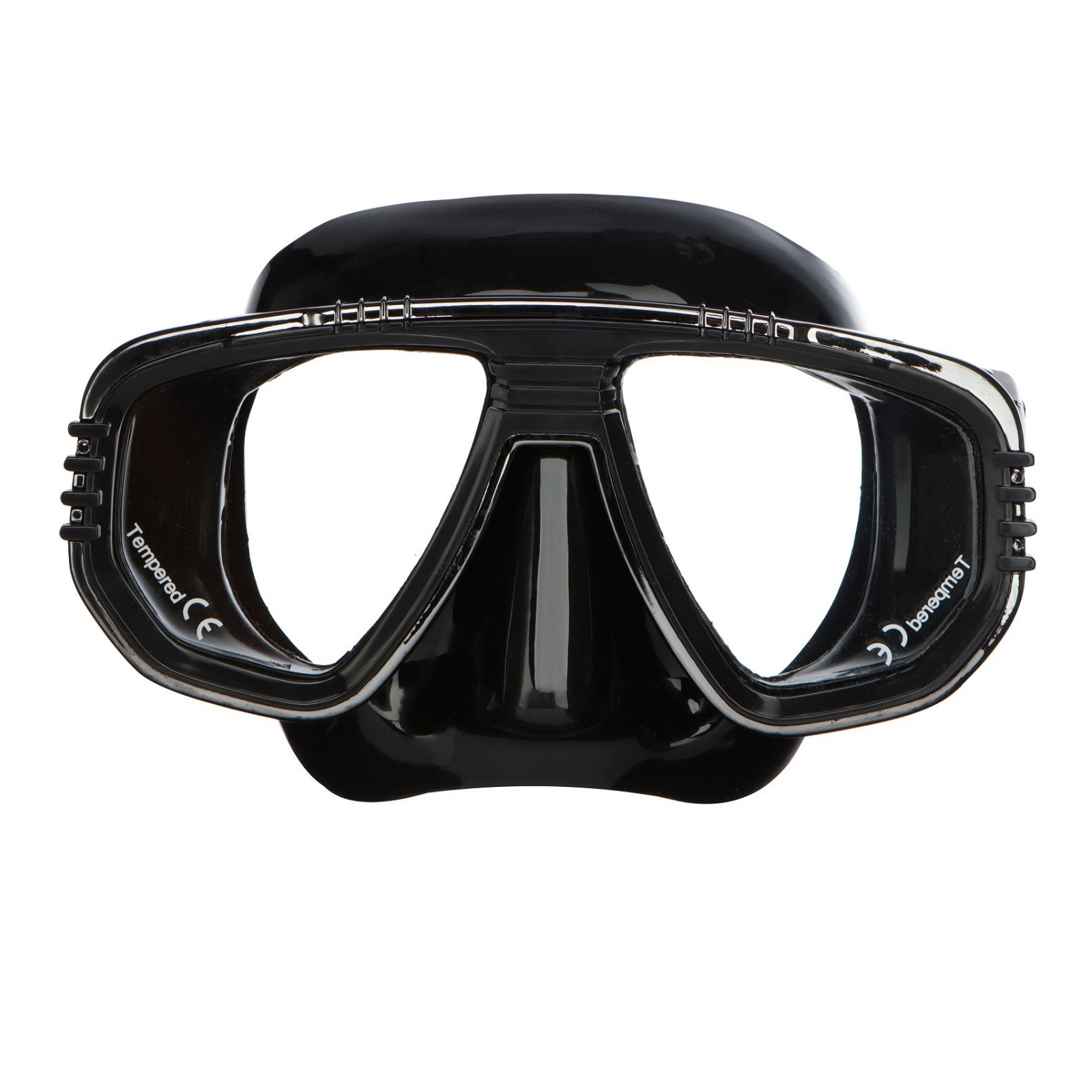 Masque à Gaz Intégral 2 Ventilateurs Delta Tactics Noir - AC13173